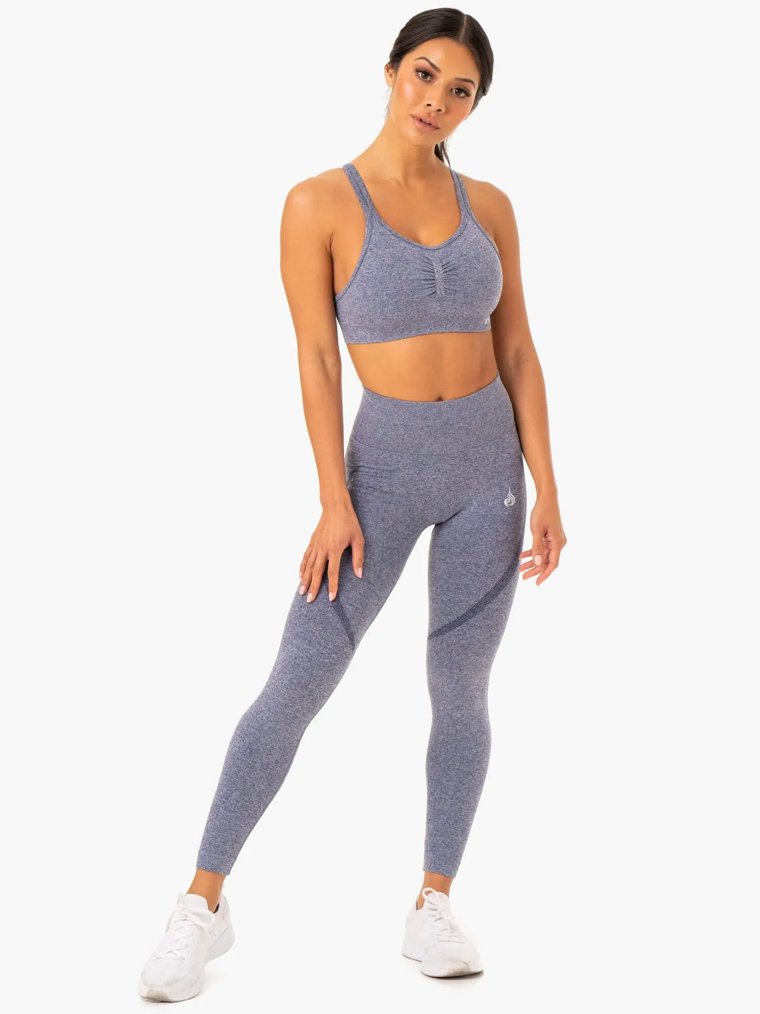 Sculpt Seamless Sports Bra - Navy Marl