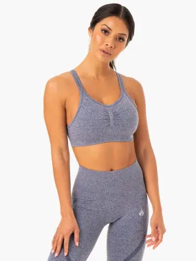 Sculpt Seamless Sports Bra - Navy Marl