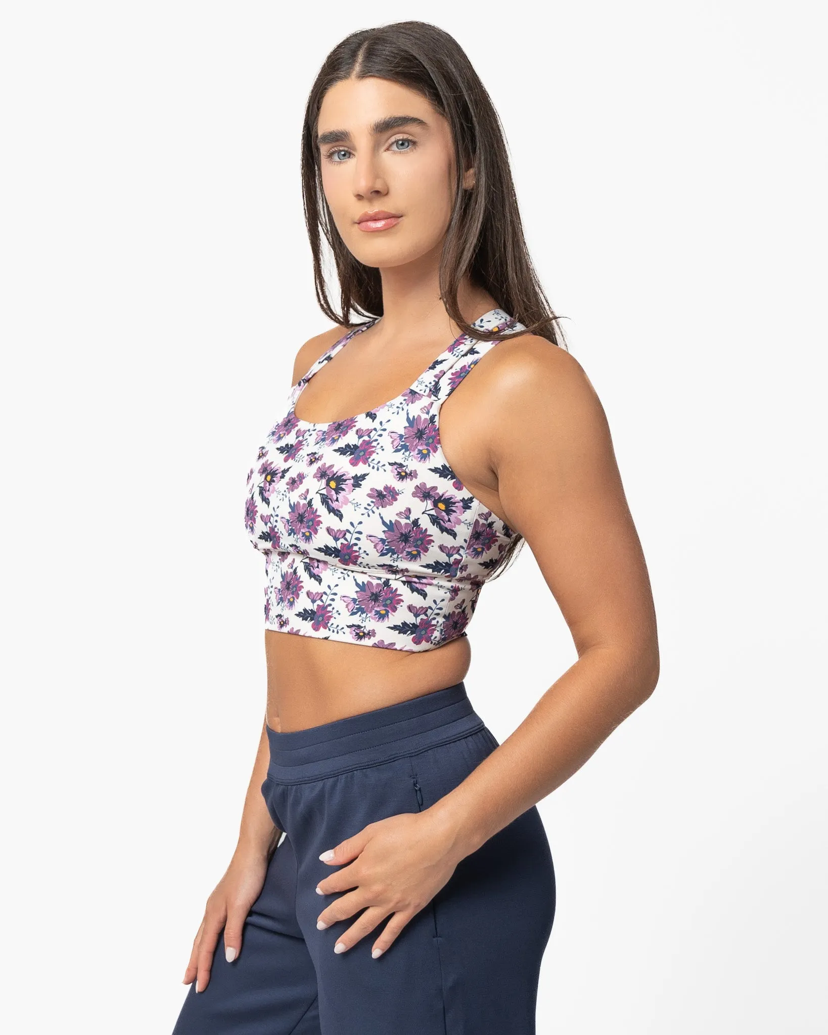 Sierra Sports Bra - Aster Garden