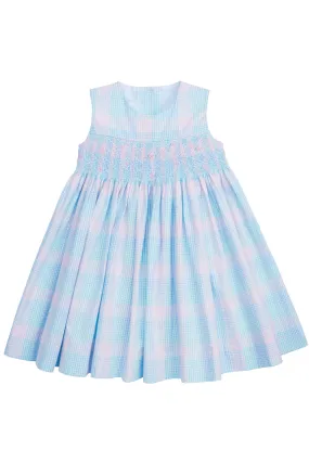 Smocked Hollis Dress - Palm Beach Plaid