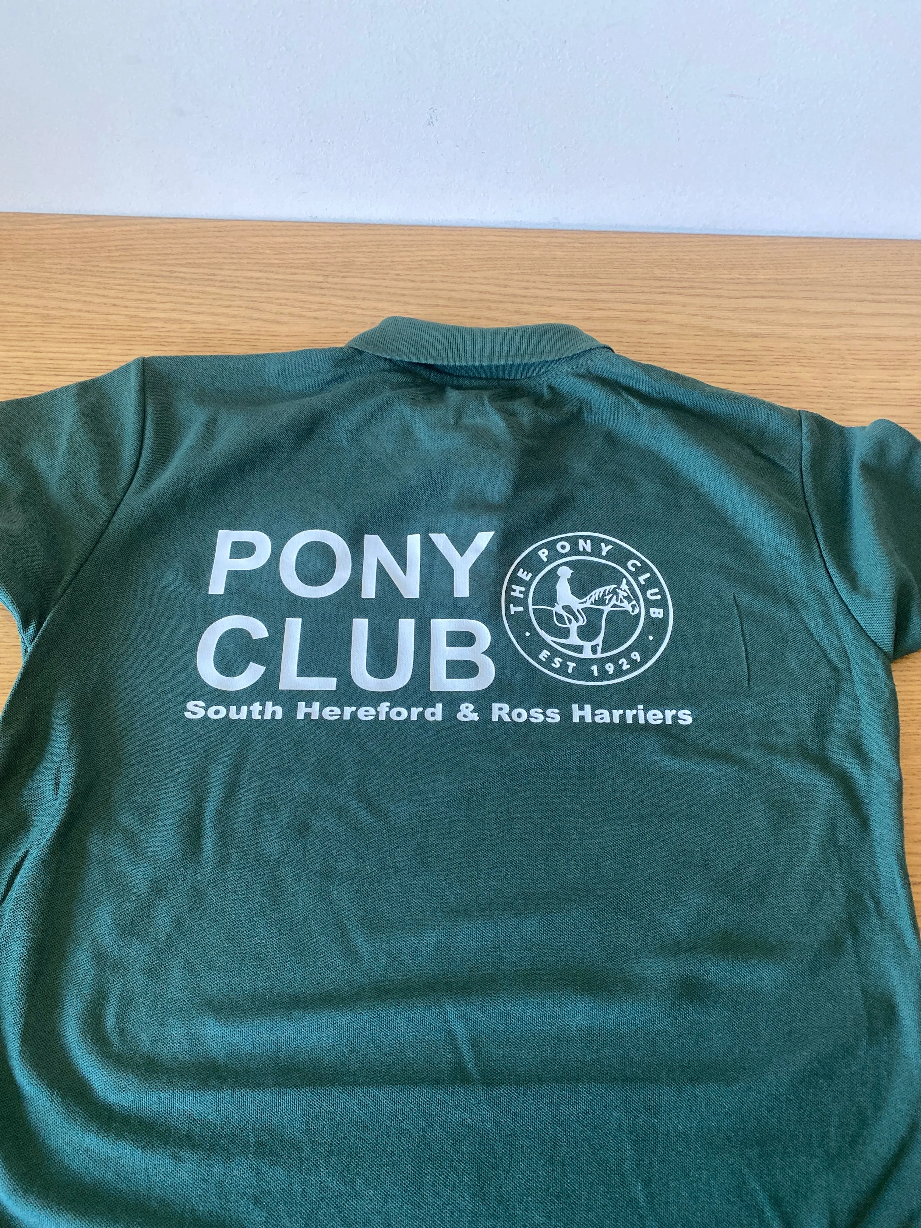 South Hereford And Ross Harriers Pony Club Short Sleeved Polo Shirt