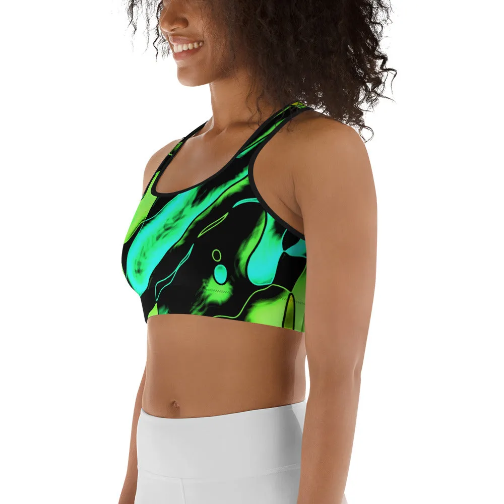 Sports bra Colorful Lime