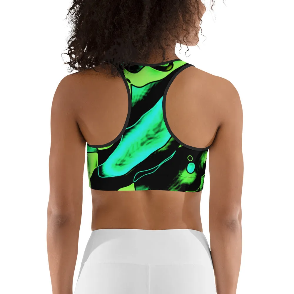 Sports bra Colorful Lime