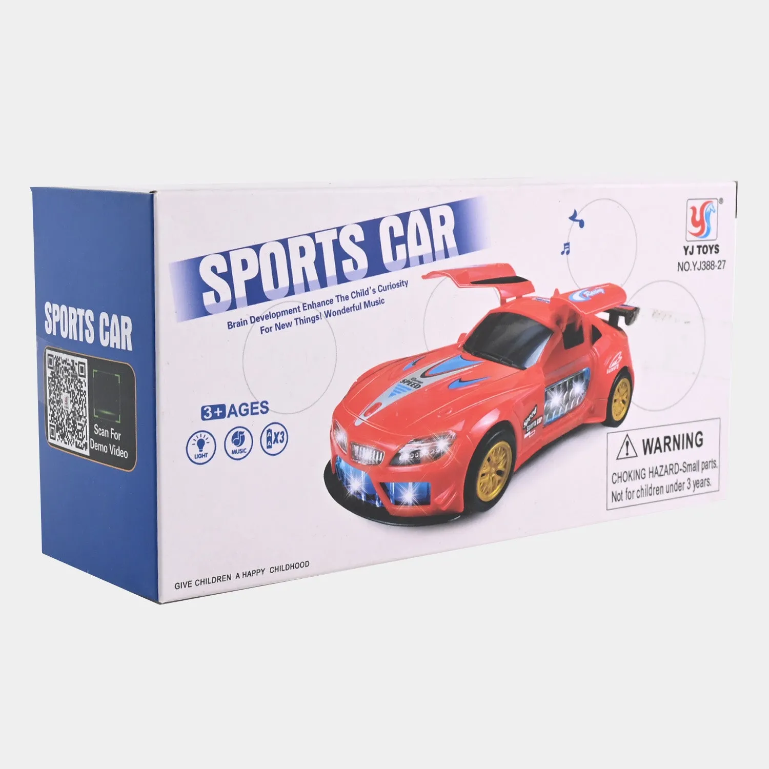 Sports Car Toy With Lights & Sound