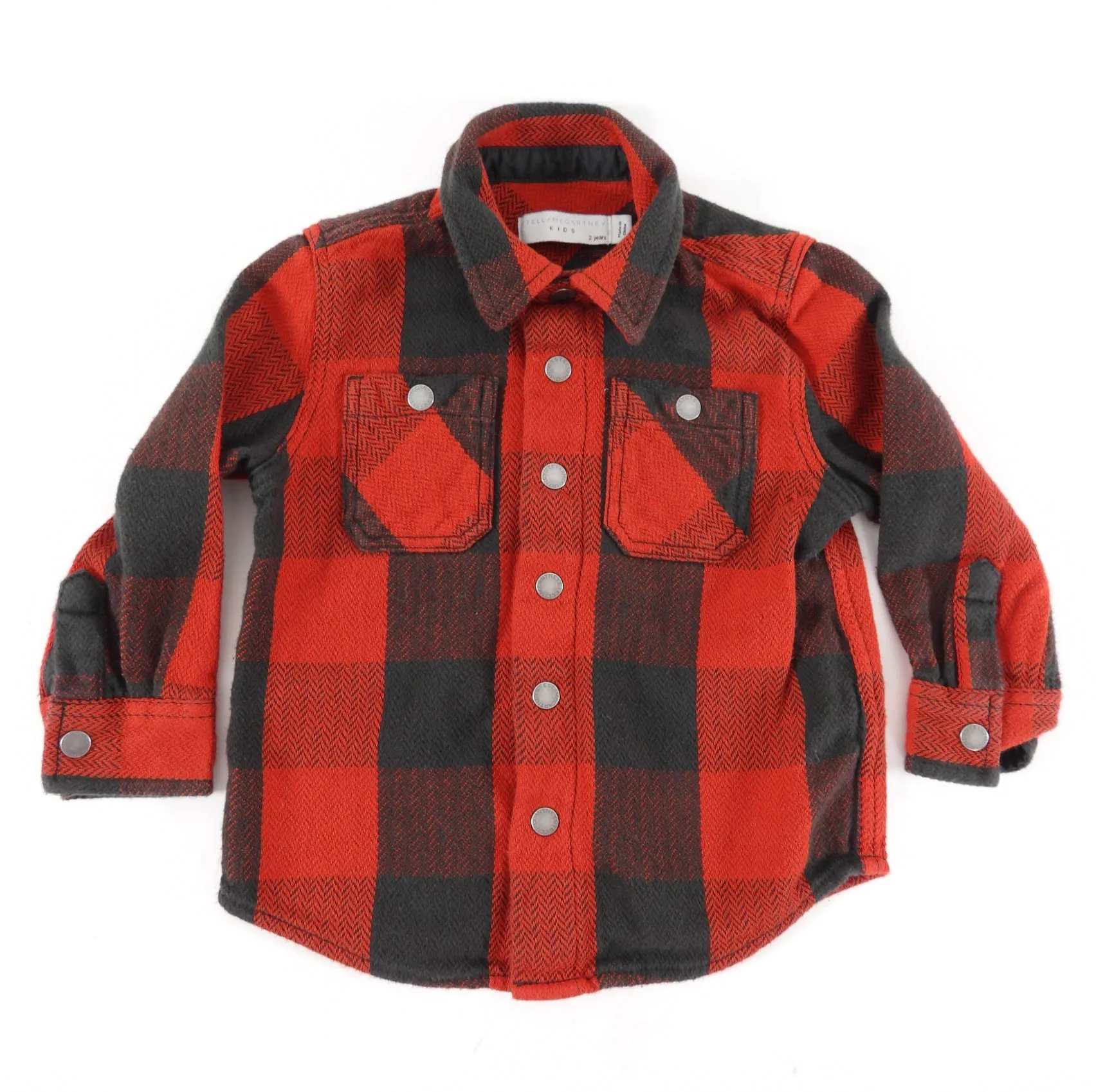 Stella McCartney Kids Plaid Shacket - 2