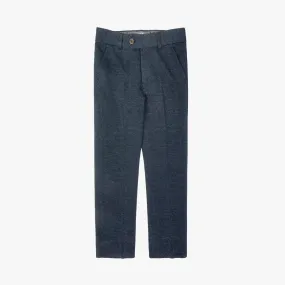 Stretchy Suit Pants | Navy Glen Plaid