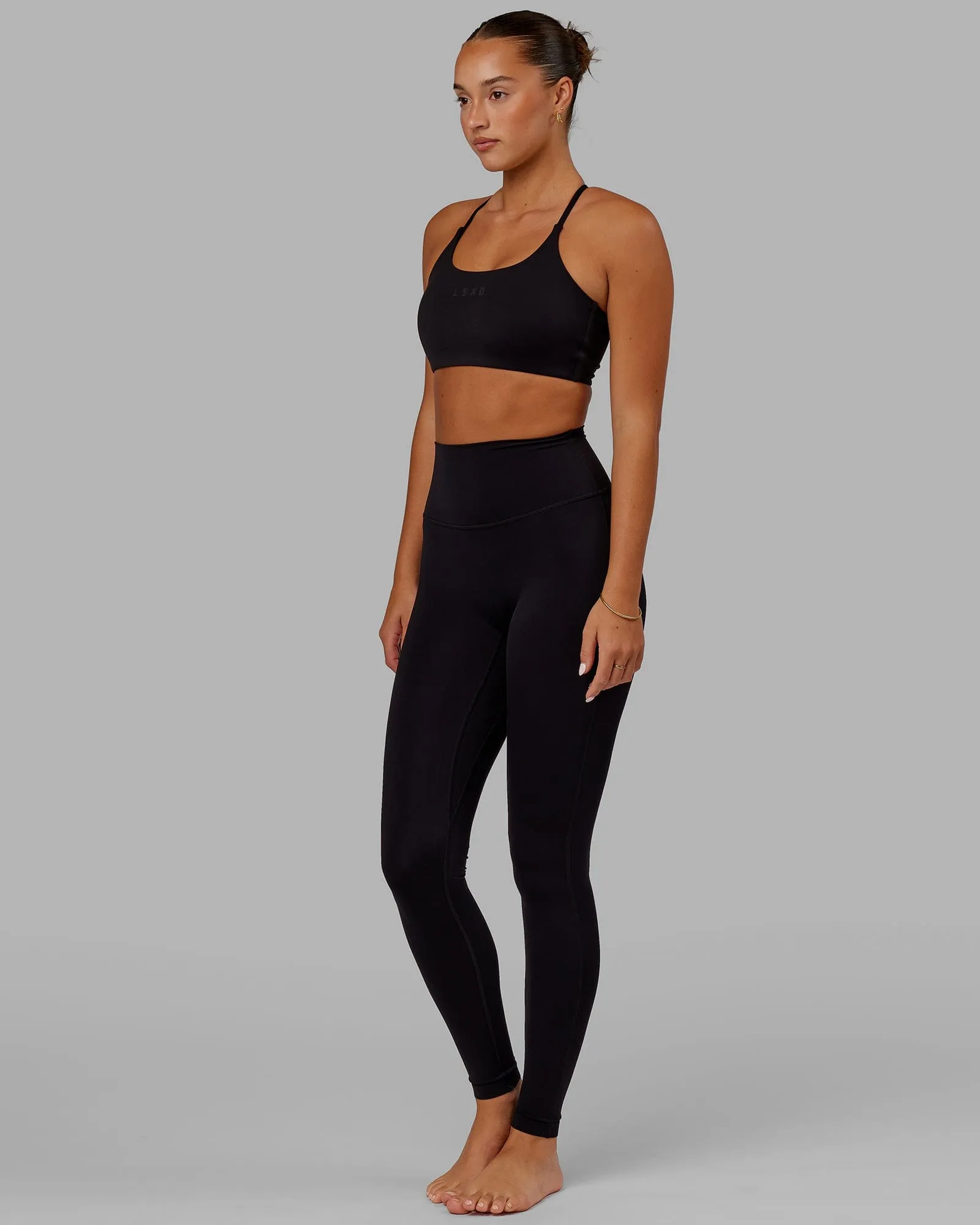 Twist Sports Bra - Black