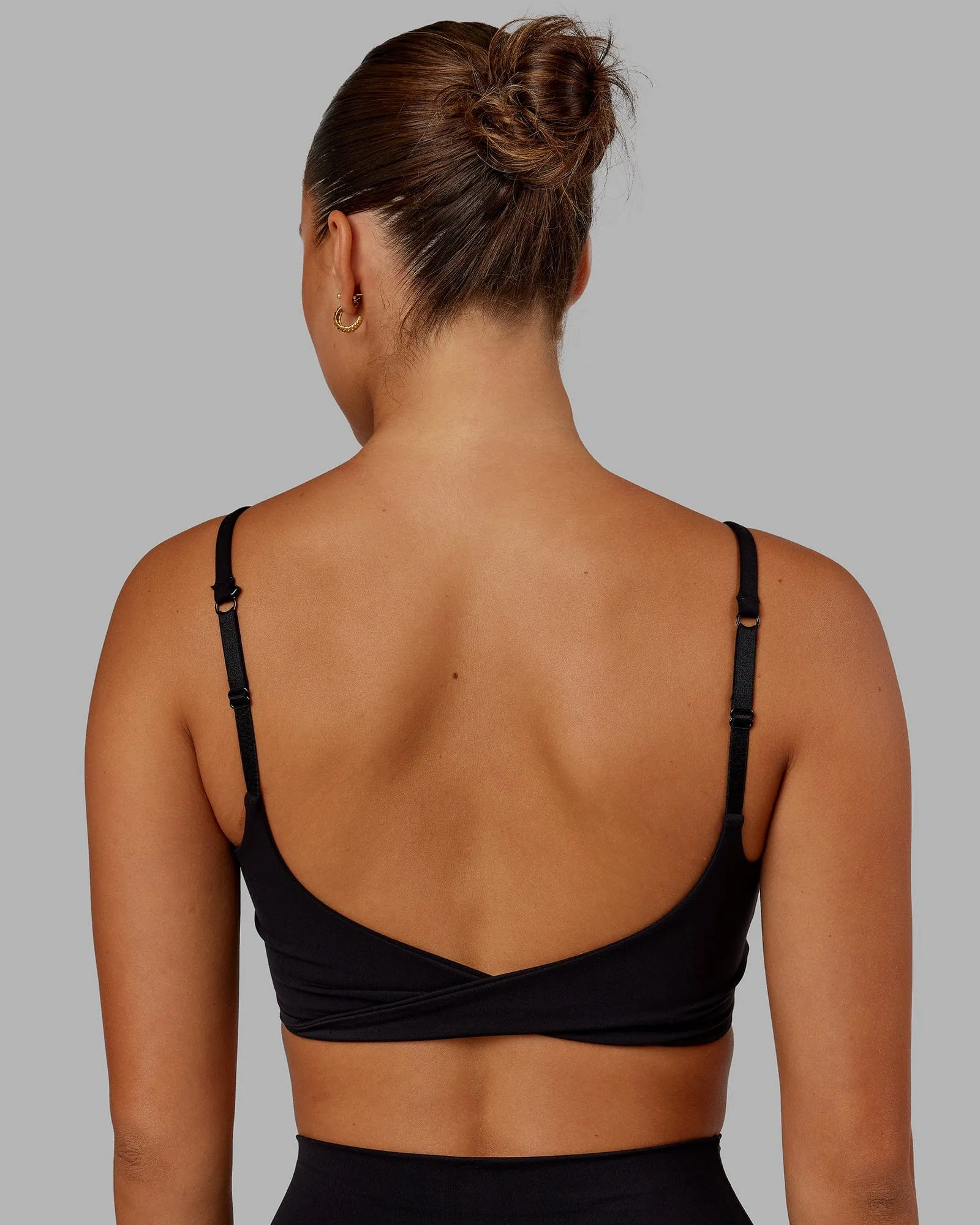 Twist Sports Bra - Black