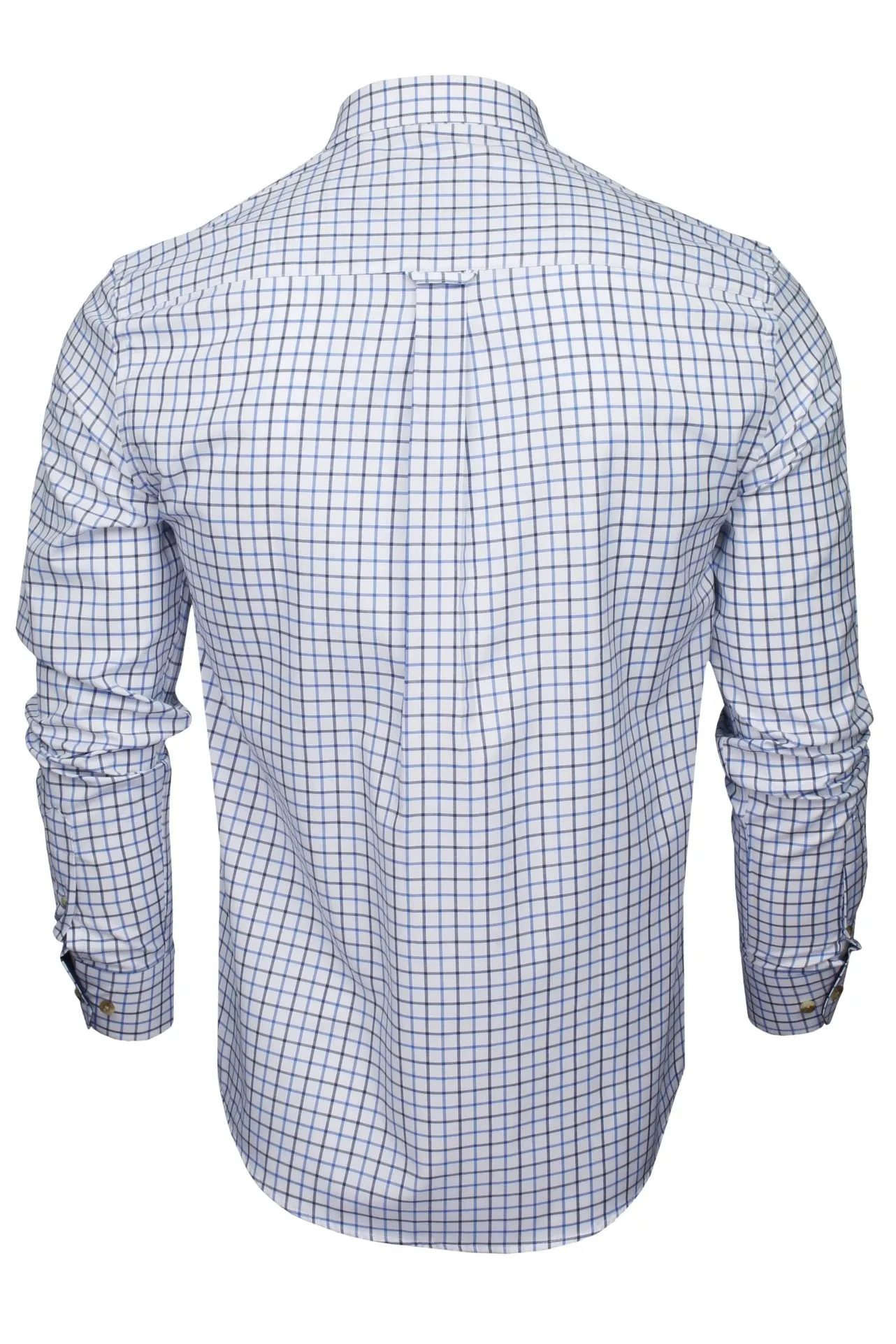 Xact Mens Tattersall Check Shirt - Long Sleeved