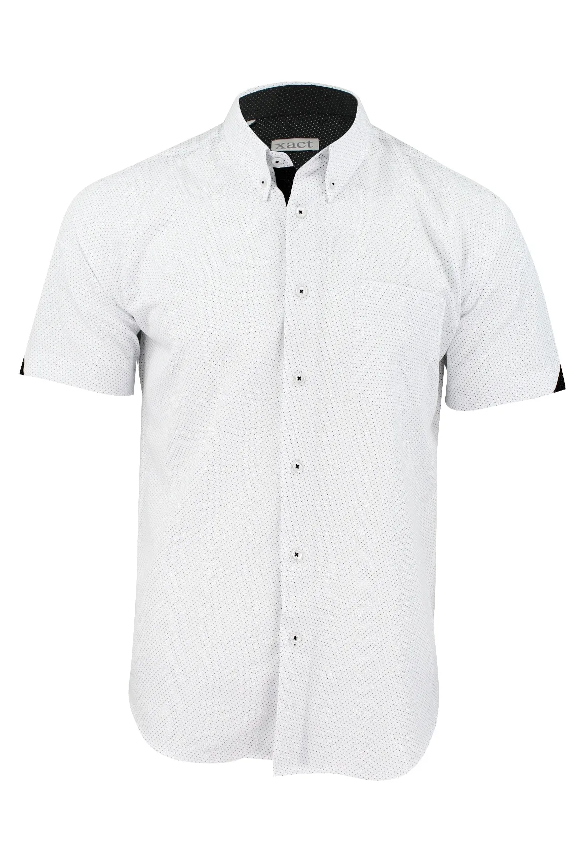 Xact Mini Polka Dot Short Sleeved Shirt